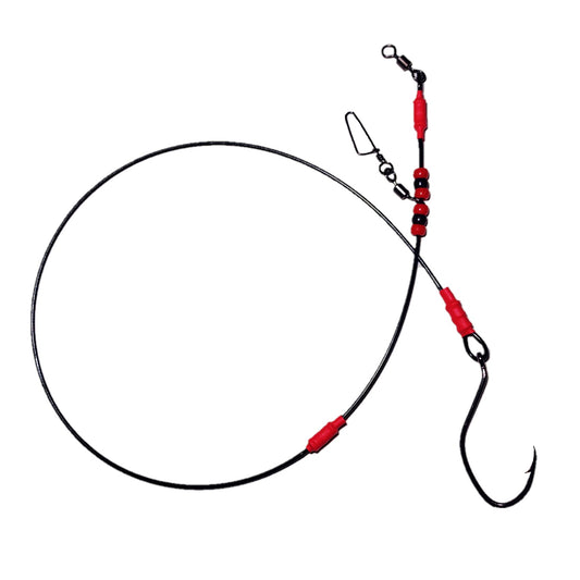 Red Fin Fishing - Gar Leader with Weight Clip