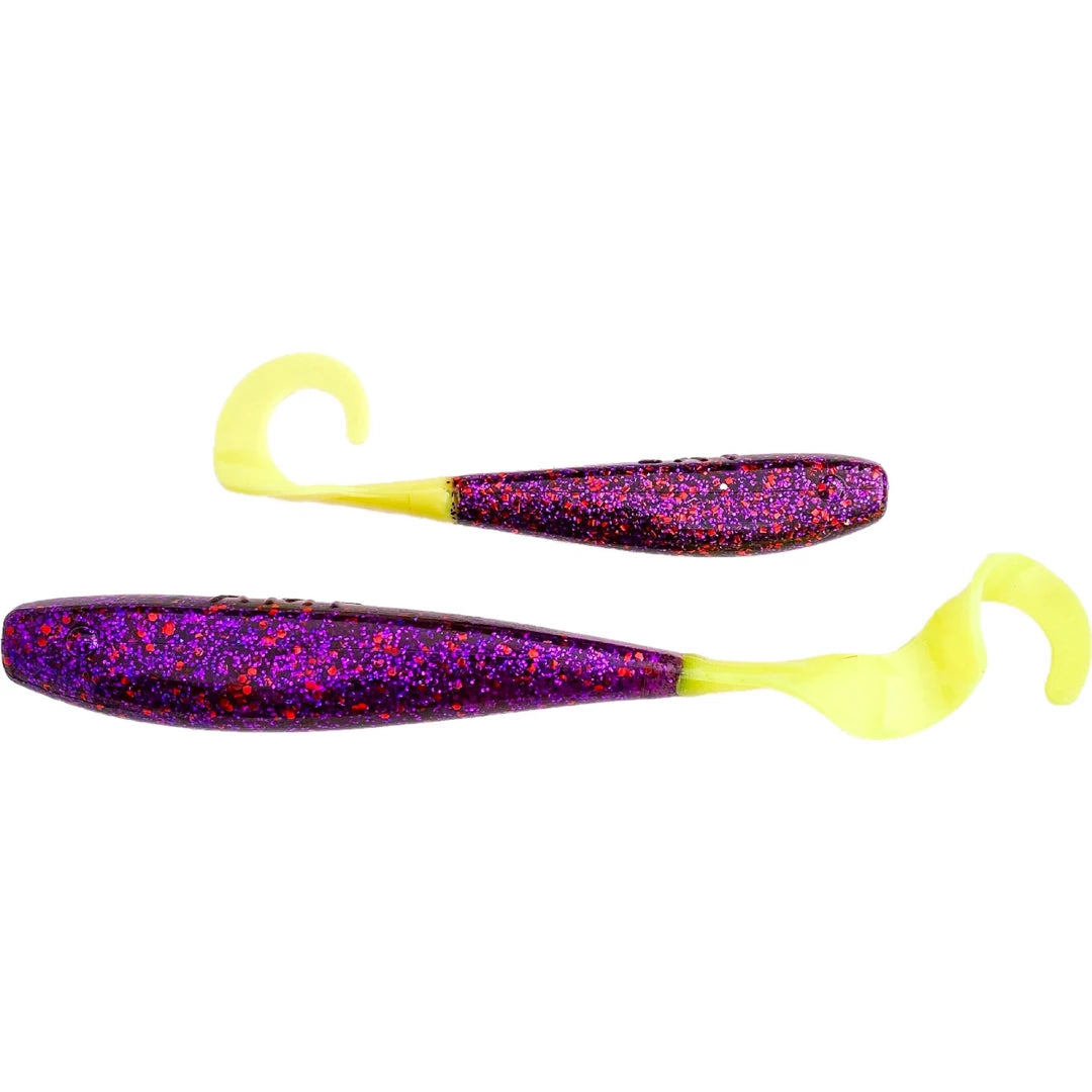 am fishing lures purple haze A.M. - Garlic Infused Soft Plastics 5.5in a fleeing baitfish Parachute Purple Haze