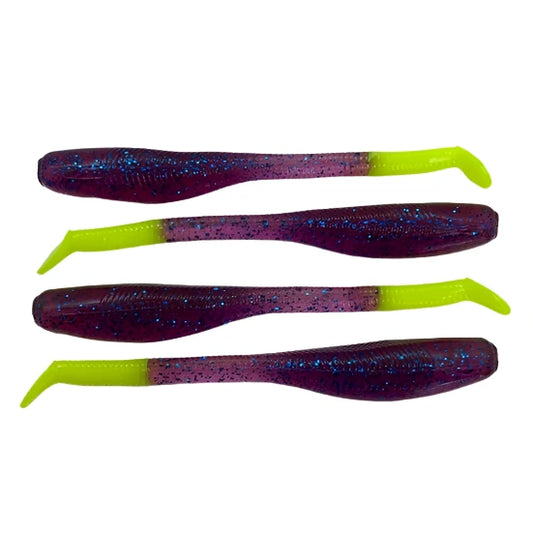 Down South Lures - Plum Chartreuse