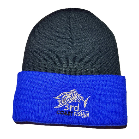 3rd Coast Fishin - Black \ Blue - Logo Beanie