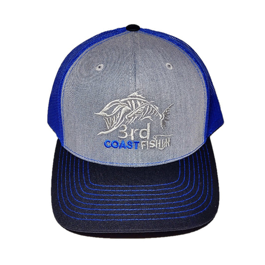 3rd Coast Fishin - Blue \ Gray \ Black - Logo Hat