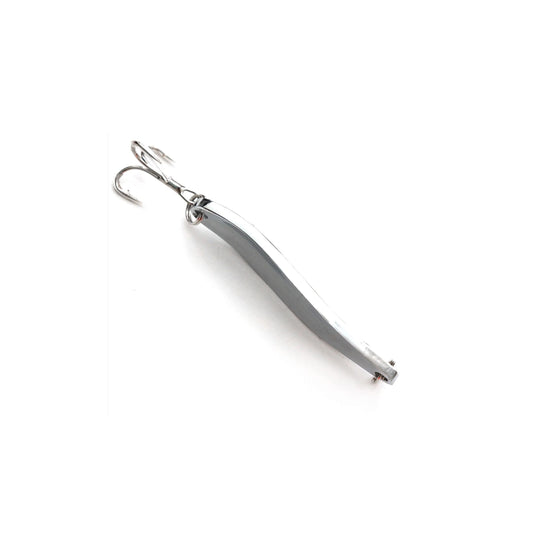 Fishing Spoon with a Treble Hook 5oz Silver