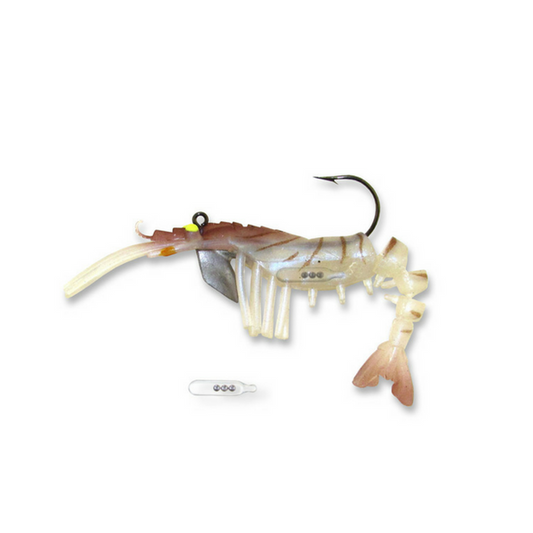 Vudu Shrimp Natural 3.5 inch Rattling Shrimp (2pk)