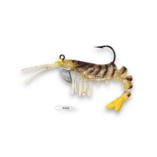 Vudu Shrimp Golden Tiger 3.5 inch Rattling Shrimp (2pk)