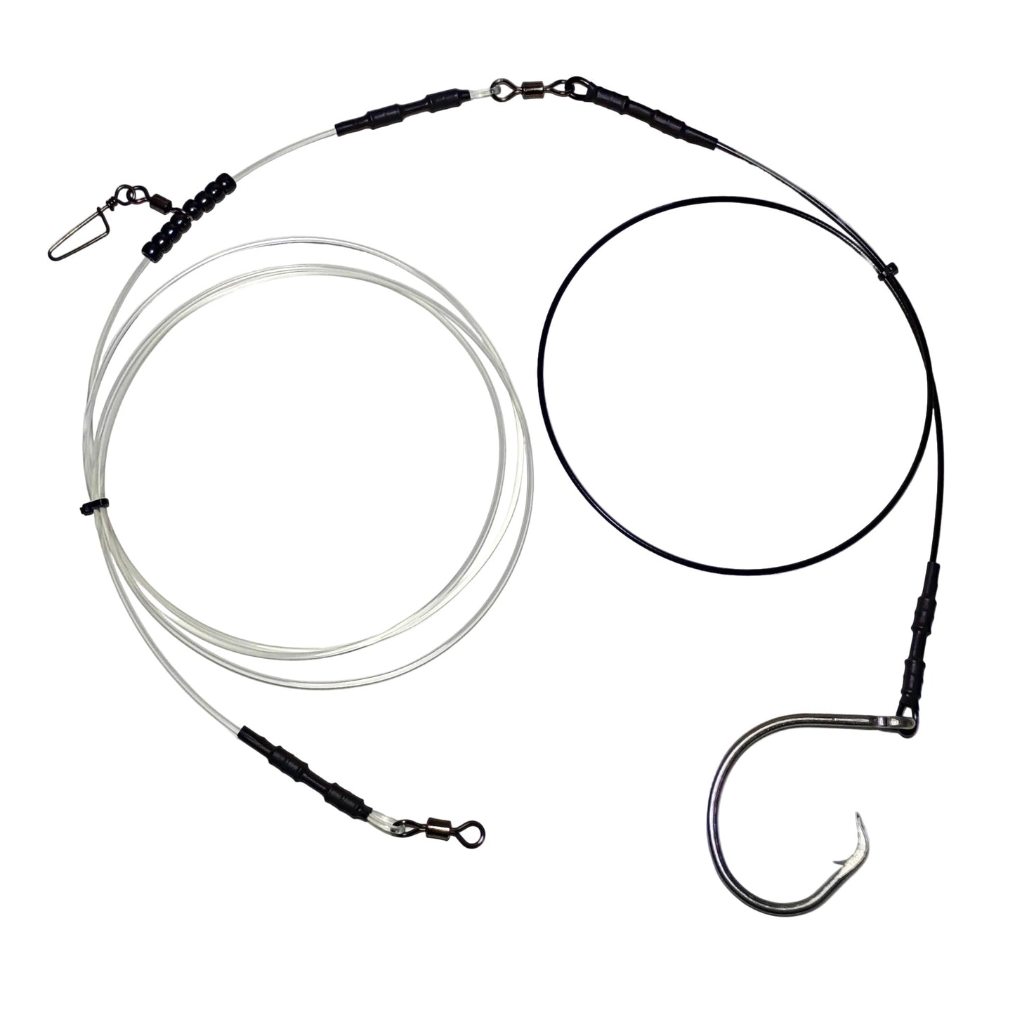 300 lb Class 10ft Cable and Mono Combo Shark Leader