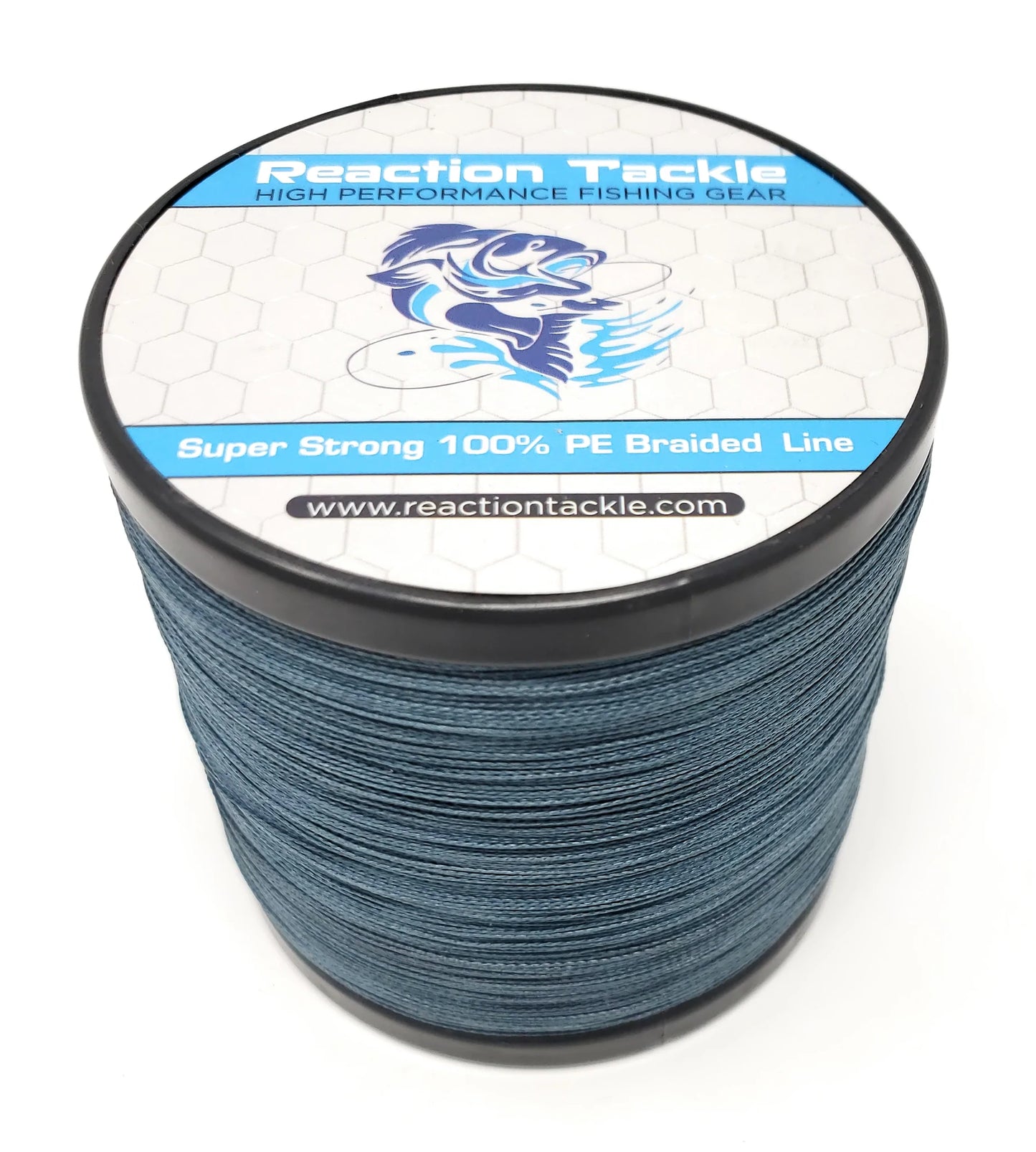Reaction Tackle 4 Strand Braided Fishing Line - Gray