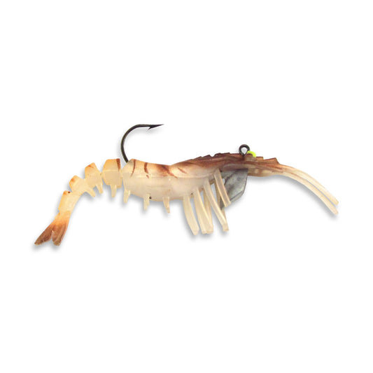 Vudu Shrimp Brown 4 inch 1/4 oz (2pk)