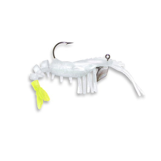 Vudu Shrimp Pearl/Chart 4 inch 1/4 oz (2pk)