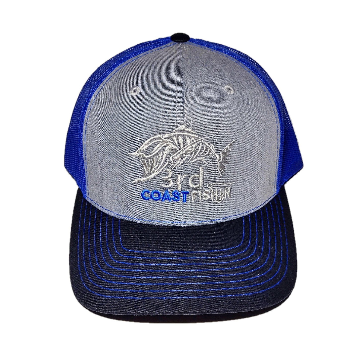 3rd Coast Fishin - Blue \ Gray \ Black - Logo Hat