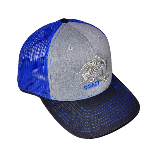 3rd Coast Fishin - Blue \ Gray \ Black - Logo Hat