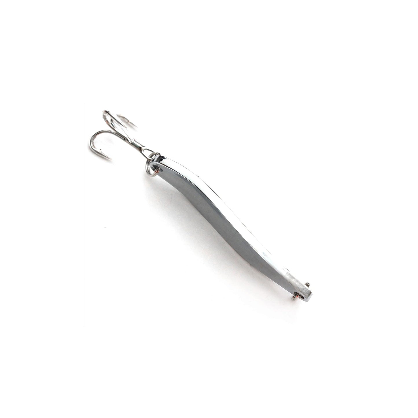 Fishing Spoon with a Treble Hook 2oz - Silver