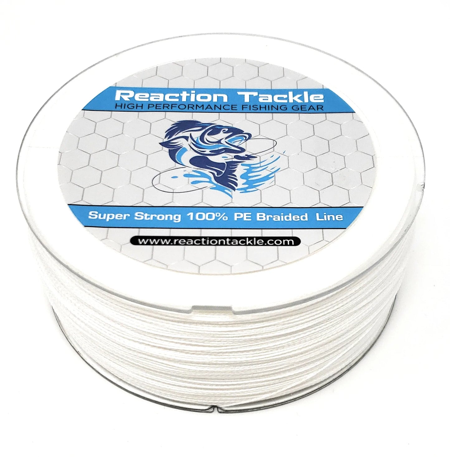 Reaction Tackle 4 Strand Braided Fishing Line - White