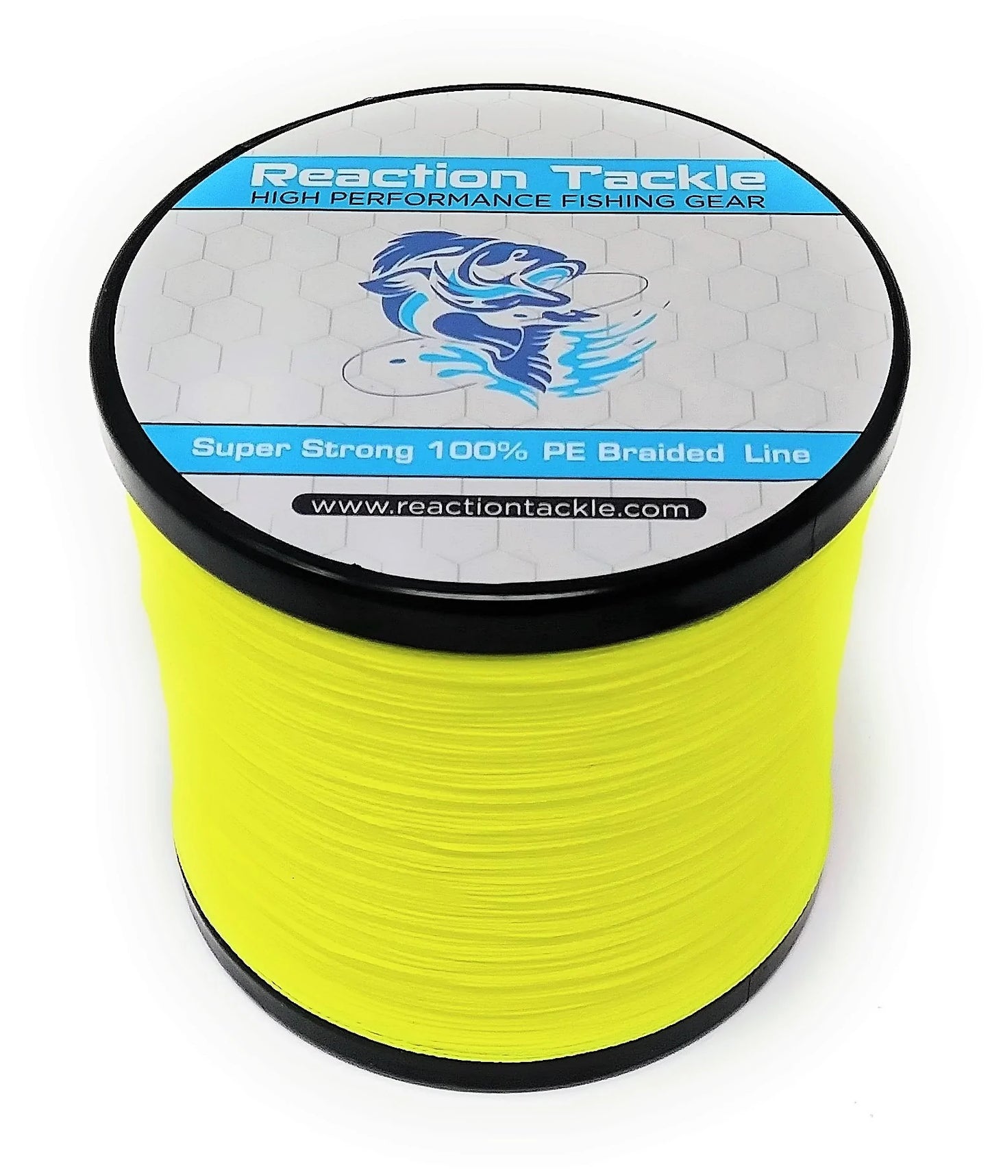 Reaction Tackle 4 Strand Braided Fishing Line - Yellow